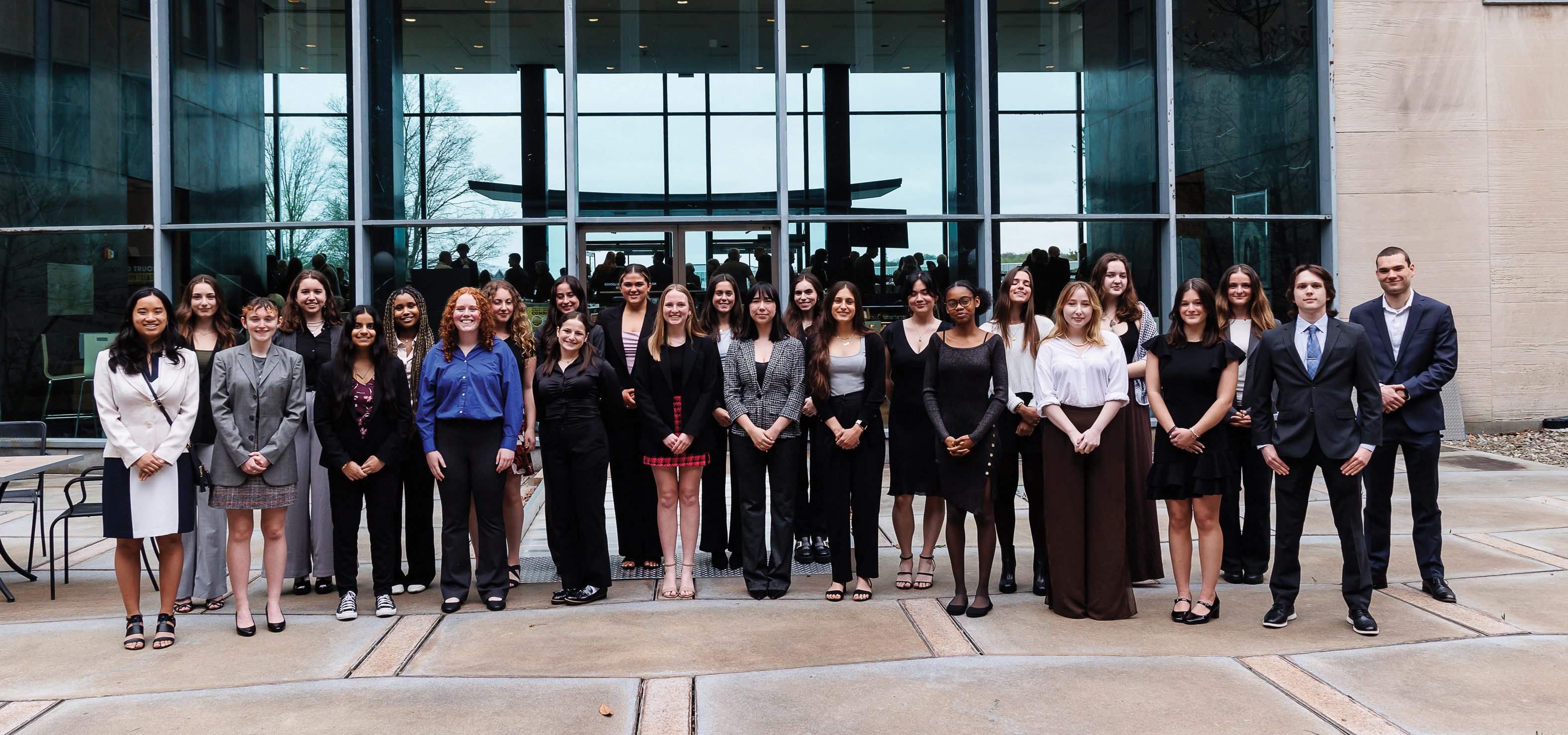 Soaring Together Scholars standing for a large group photo.