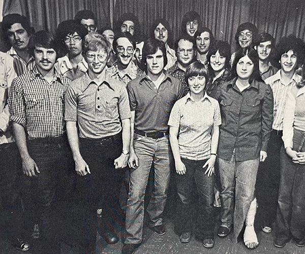 CJ Skender and other DJs from WLRN crew from 1975