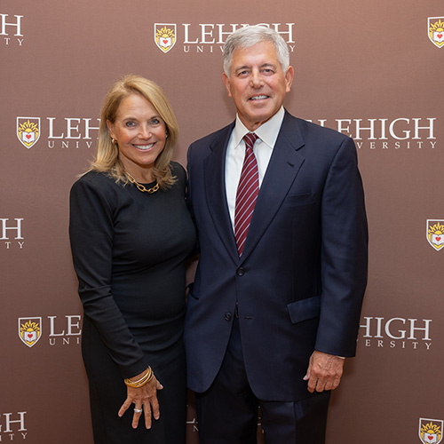 Howard Polsky with Katie Couric at Compelling Perspectives
