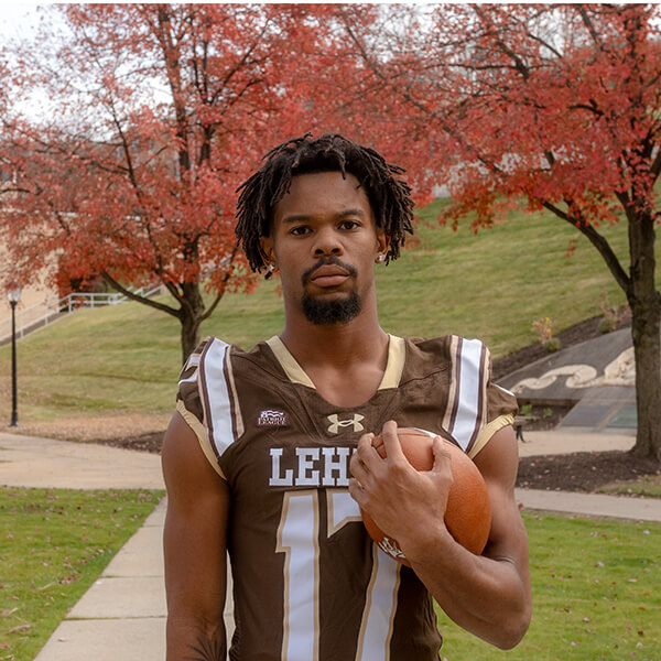 Ignatious Williams in Lehigh football uniform