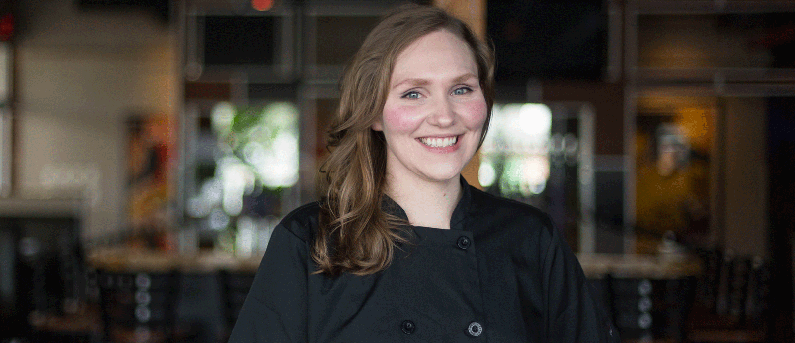 Executive Chef Martina Russial in her restaurant