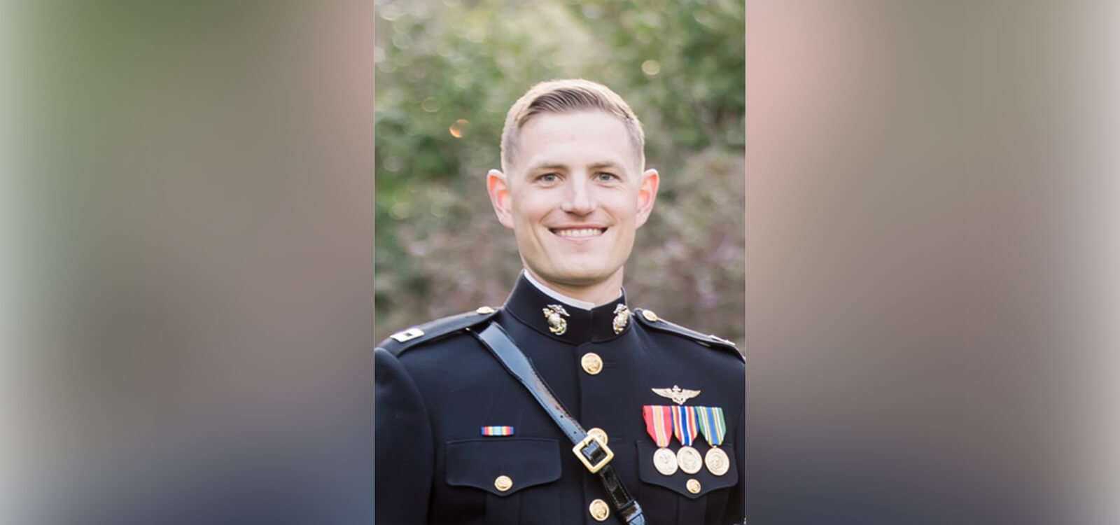 Capt. Russell Mallett in dress uniform