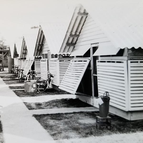 The hootch barracks that Craig called home