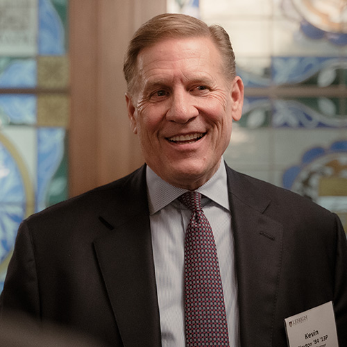 Kevin Clayton smiles at event