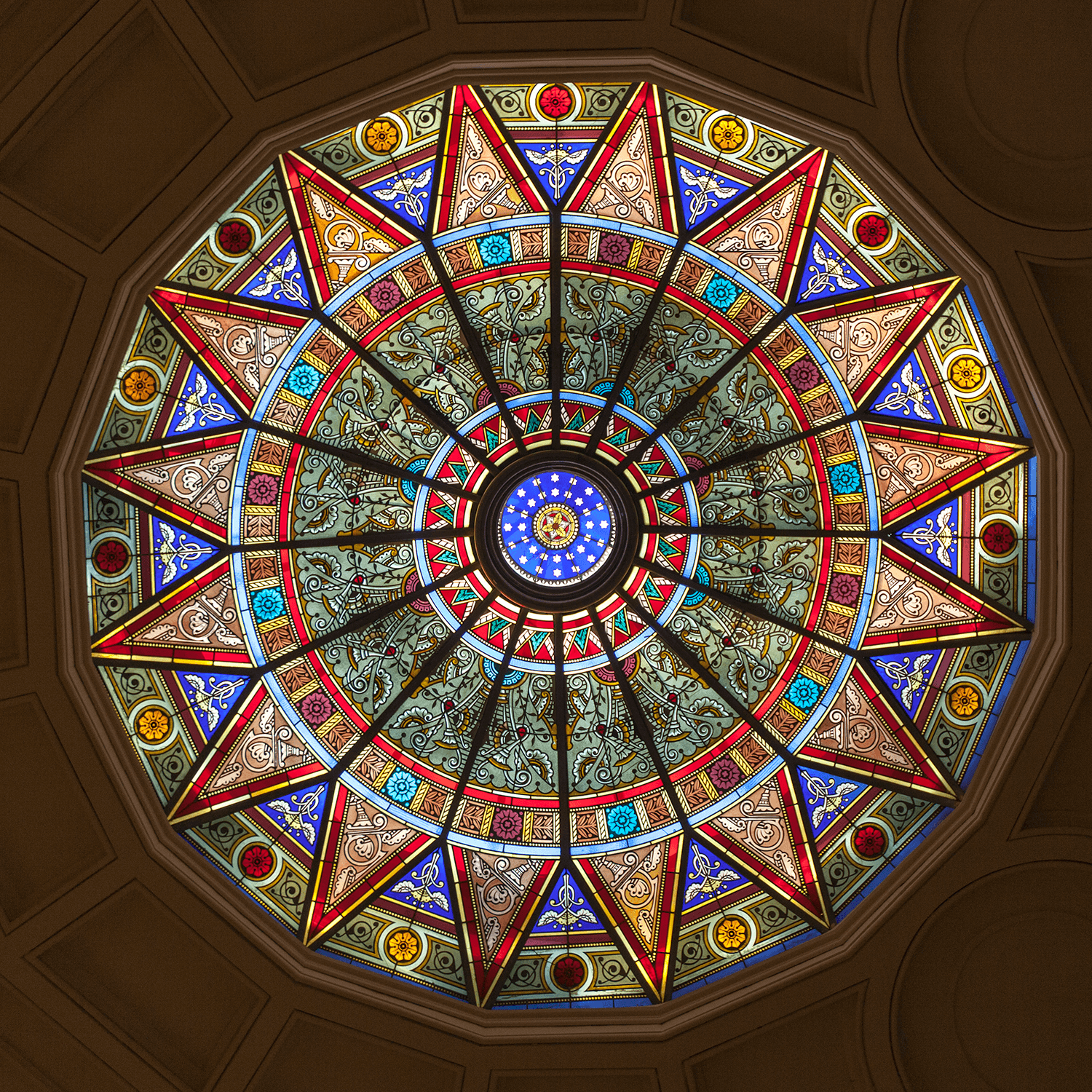 The iconic rotunda housed in Lehigh's Linderman Library.