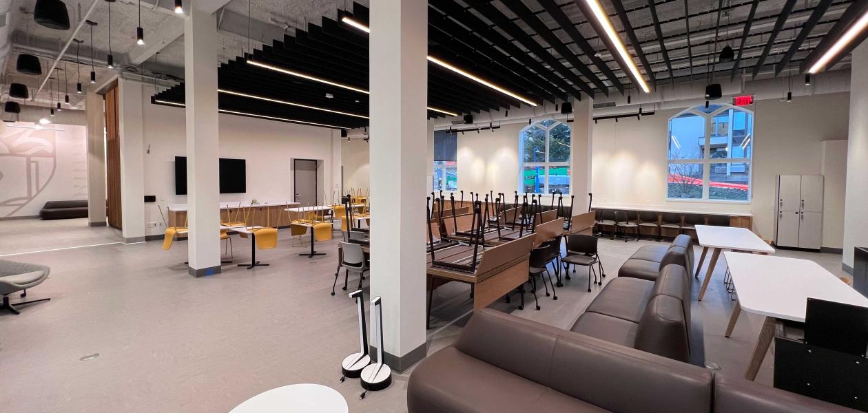 The Club Hub space interior