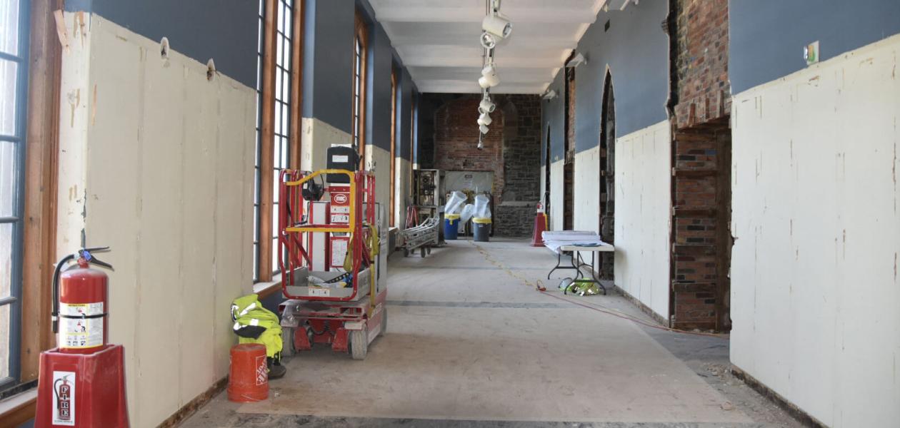 The Gallery during construction