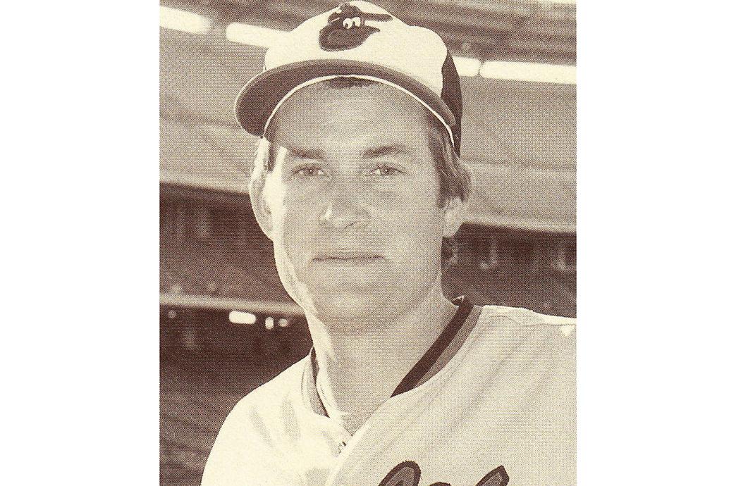 Paul Hartzell in his Baltimore Orioles jersey