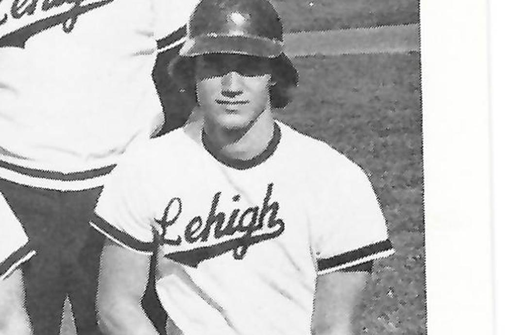 Joe Carroll in his Lehigh uniform