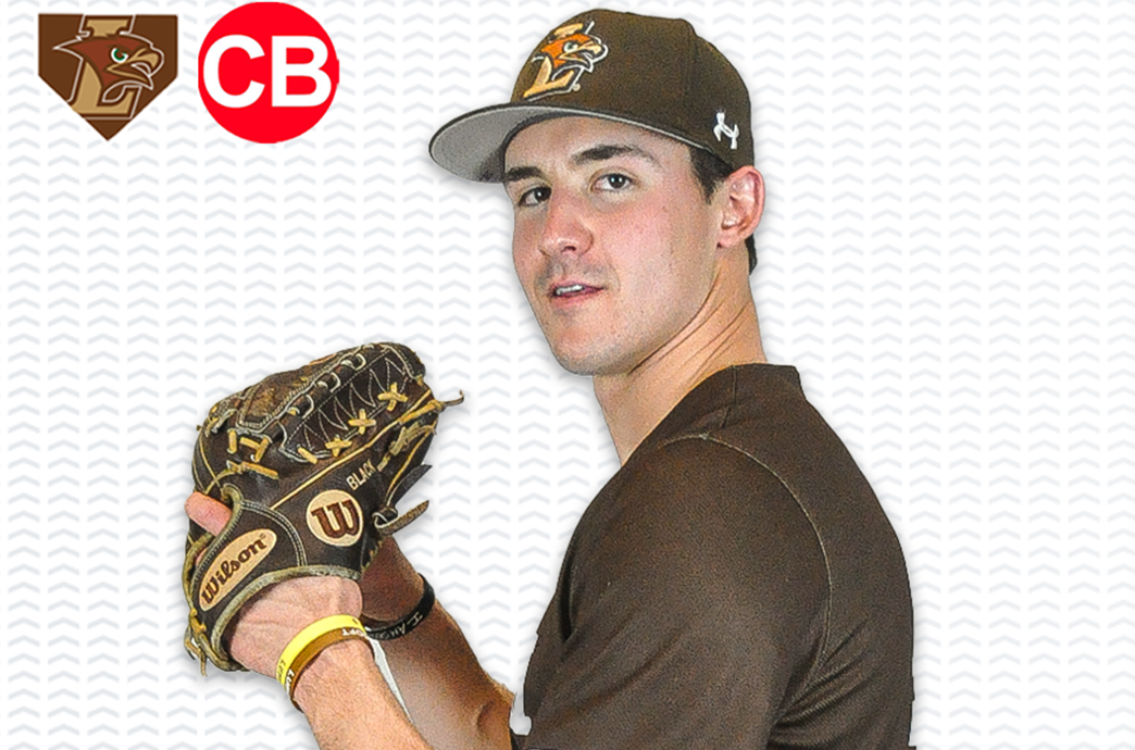 Mason Black holds a ball in his glove