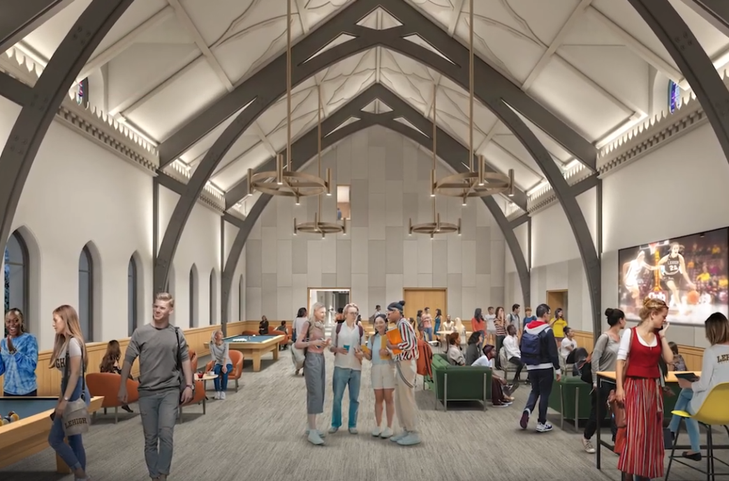 Rendering of the Clayton University Center Great Room
