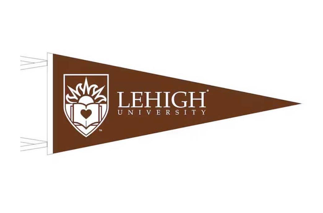 Brown Lehigh University Pennant