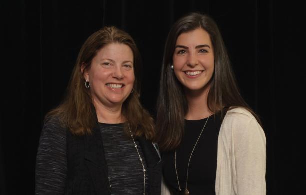 Portrait of Michele Miller ’85 and Nicolette Dunphy ’18