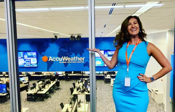 Ariella Scalese '14 at AccuWeather