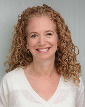 Lori Stahl wearing a bright white shirt
