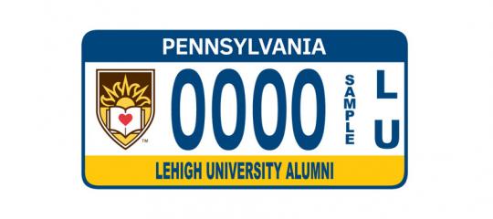 Pennsylvania license plate example